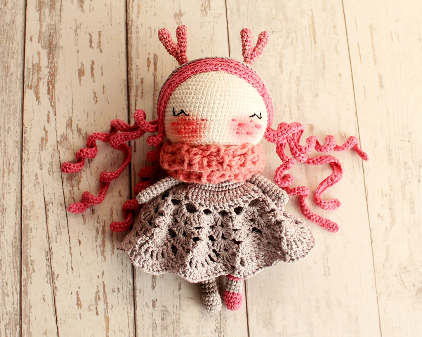 PATTERN Doll Deer, Crochet Amigurumi