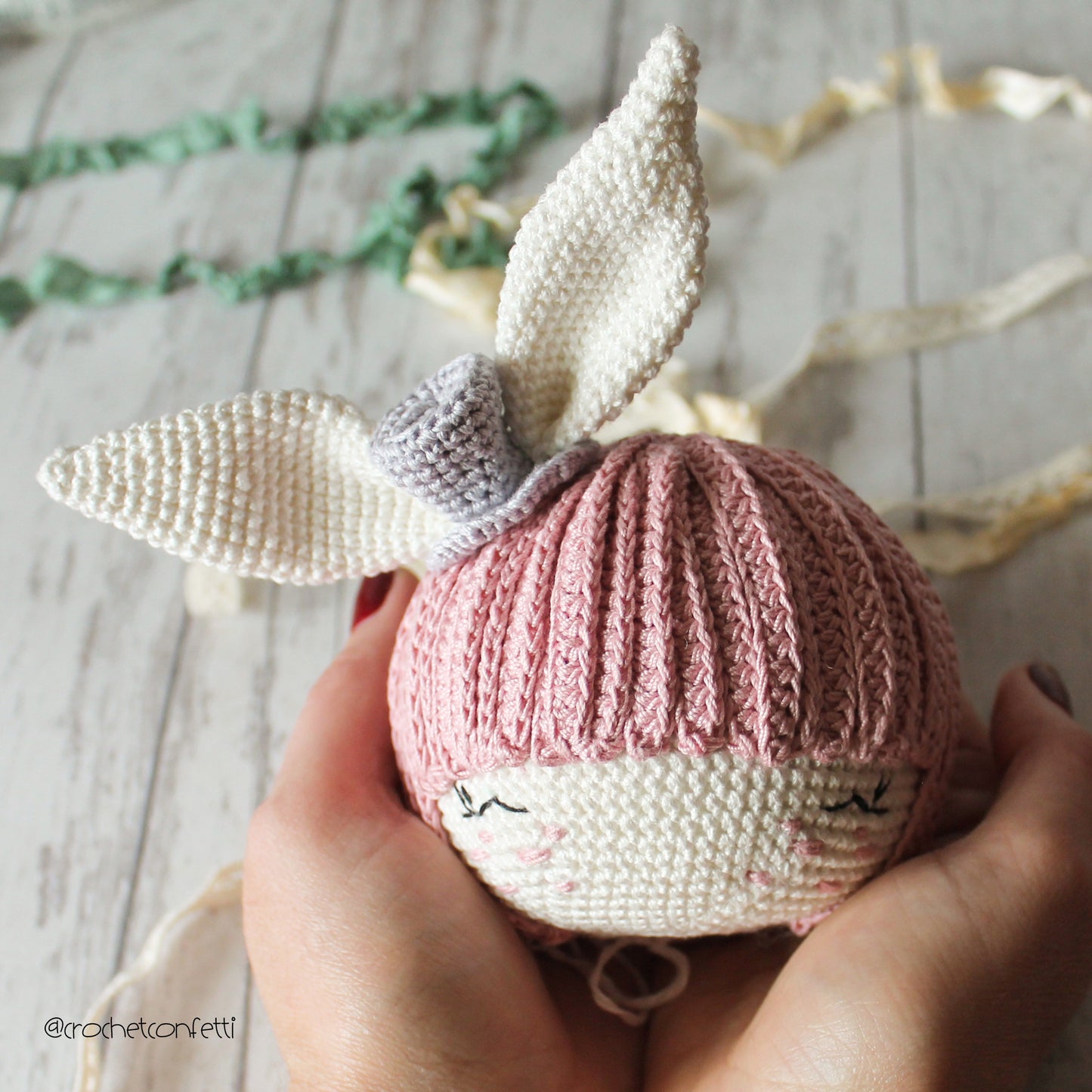 Patron Poupée Lapine Marshmallow