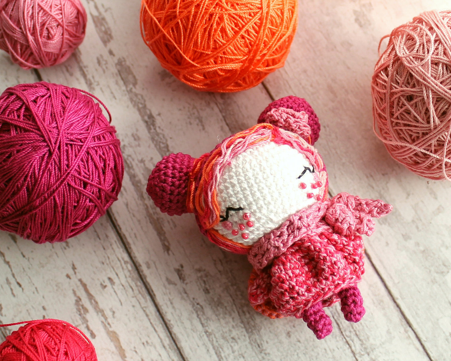 PDF Pattern Amigurumi Fairy, Crochet Doll, Handmade Toy