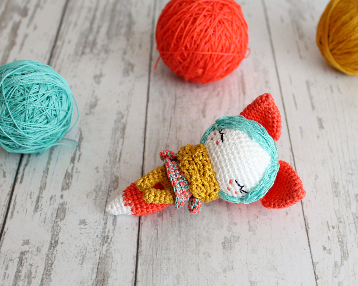 PDF SET Two Amigurumi Patterns, Amigurumi Rabbit, Amigurumi Little Red Fox, DIY Doll, Stuffed Toy, Crochet Gift Idea