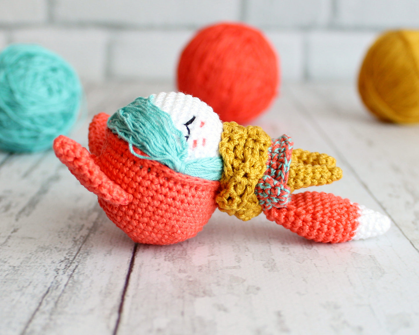 PDF SET Two Amigurumi Patterns, Amigurumi Rabbit, Amigurumi Little Red Fox, DIY Doll, Stuffed Toy, Crochet Gift Idea