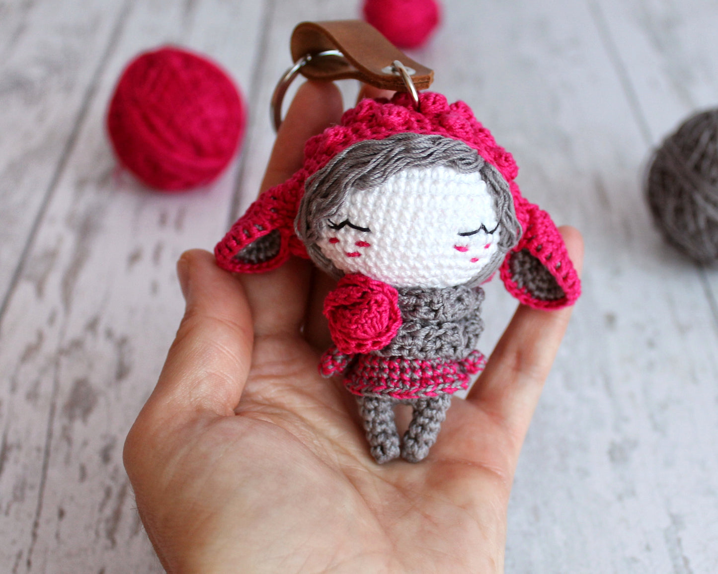 PDF Pattern Crochet Doll Sheep, Amigurumi Sheep Accessory, Crochet Doll Pattern, Toy Pattern Sheep 9 cm / 3.5 "
