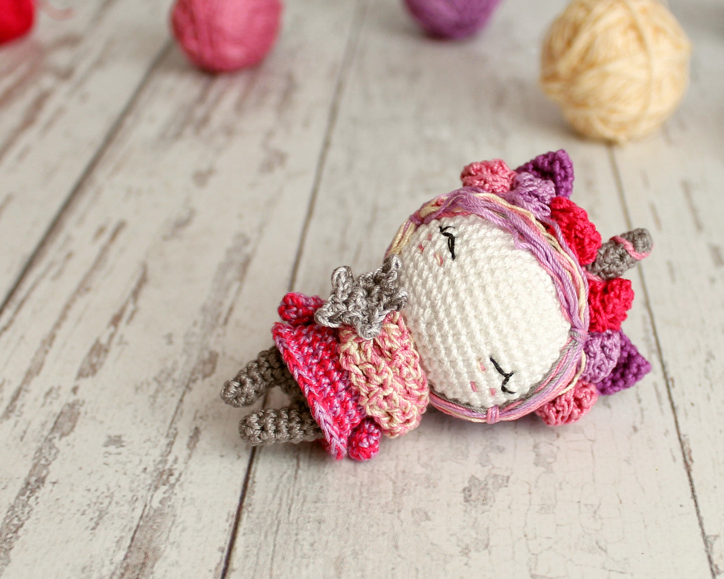 PDF Amigurumi Pattern Unicorn Doll, Crochet Little Unicorn, Little Toy Pattern