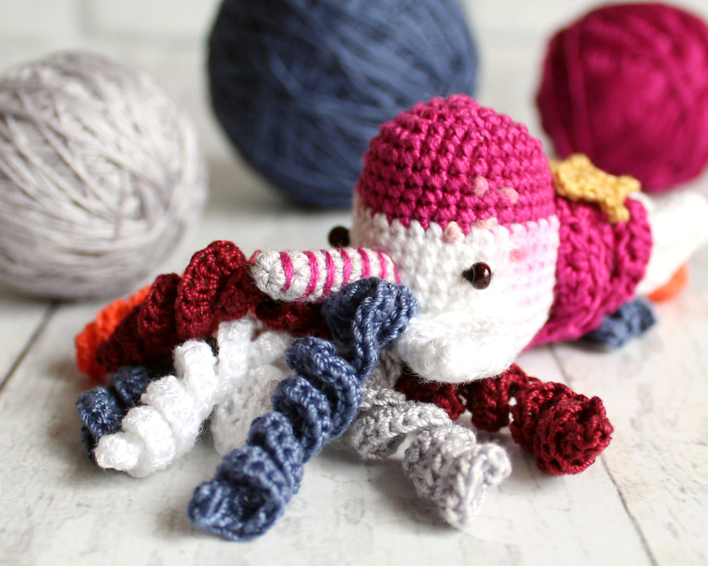 Pattern Crochet Little Unicorn, Crochet Amigurumi Pattern English