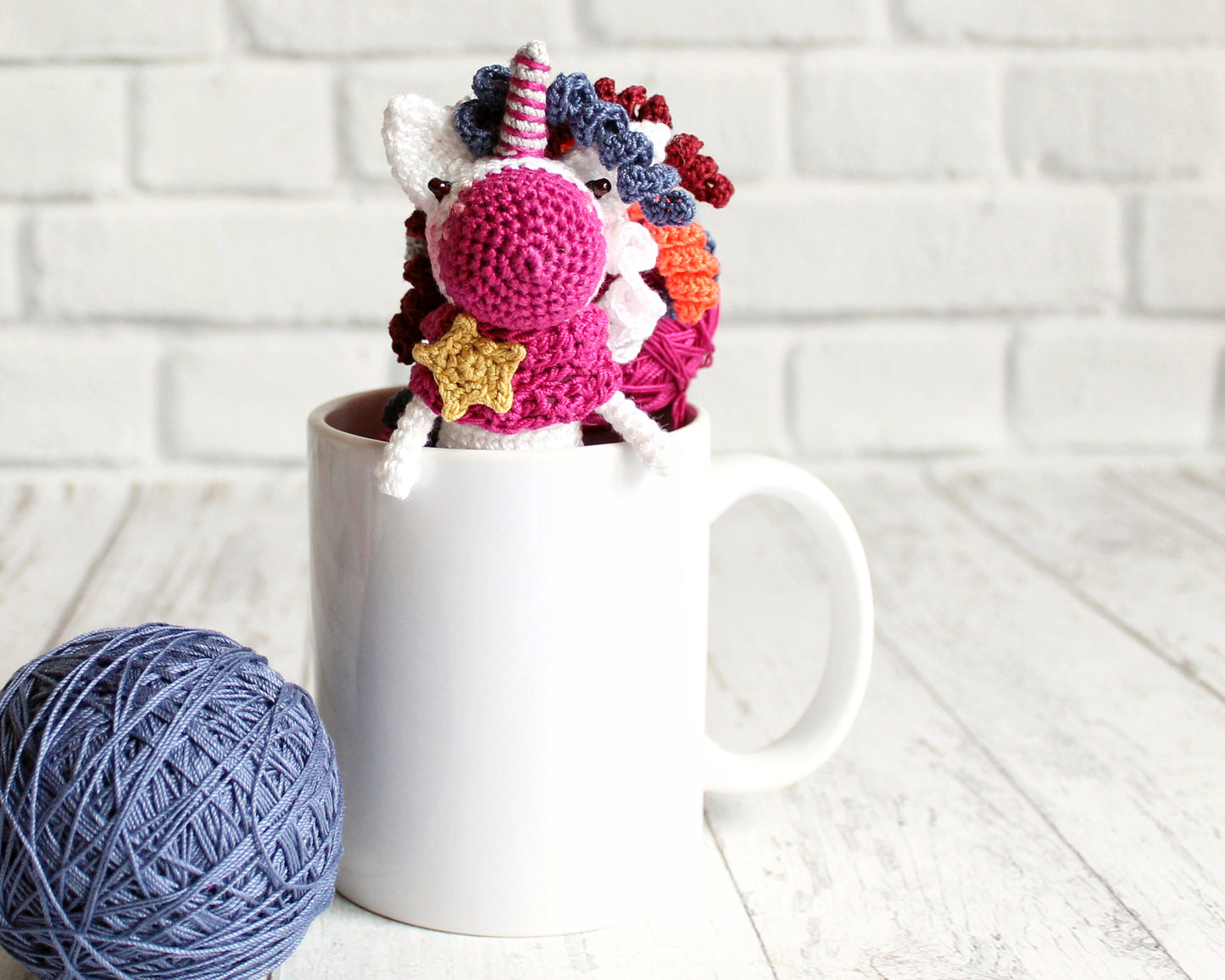 Pattern Crochet Little Unicorn, Crochet Amigurumi Pattern English