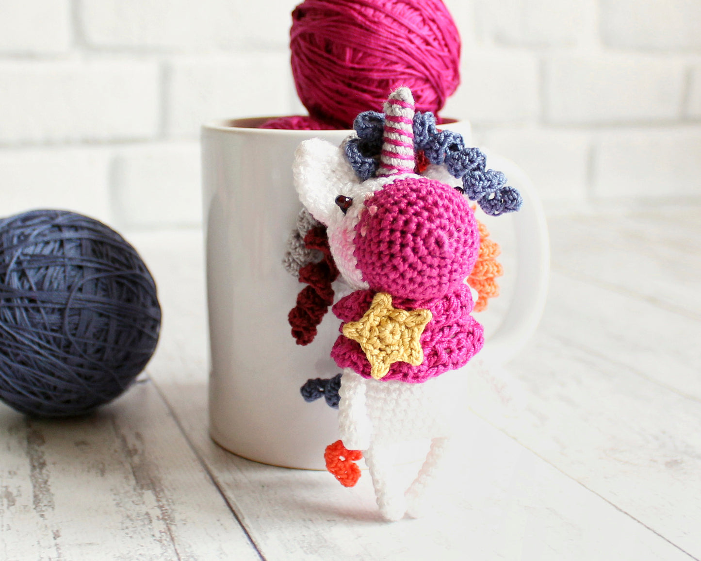 Pattern Crochet Little Unicorn, Crochet Amigurumi Pattern English