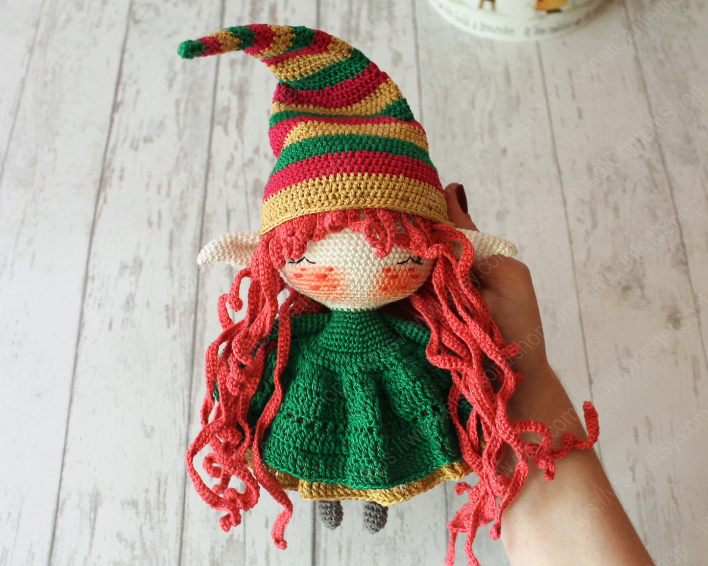 PATRON POUPEE ELFE DE NOEL