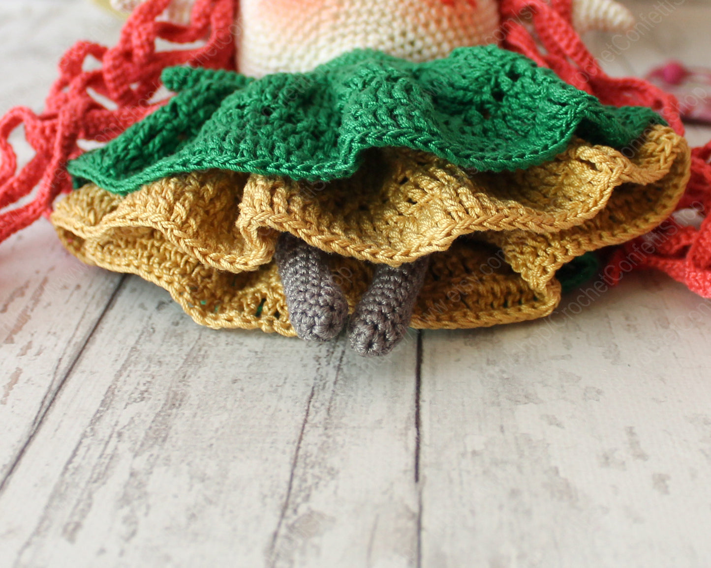 Patrón de la muñeca elfo de navidad