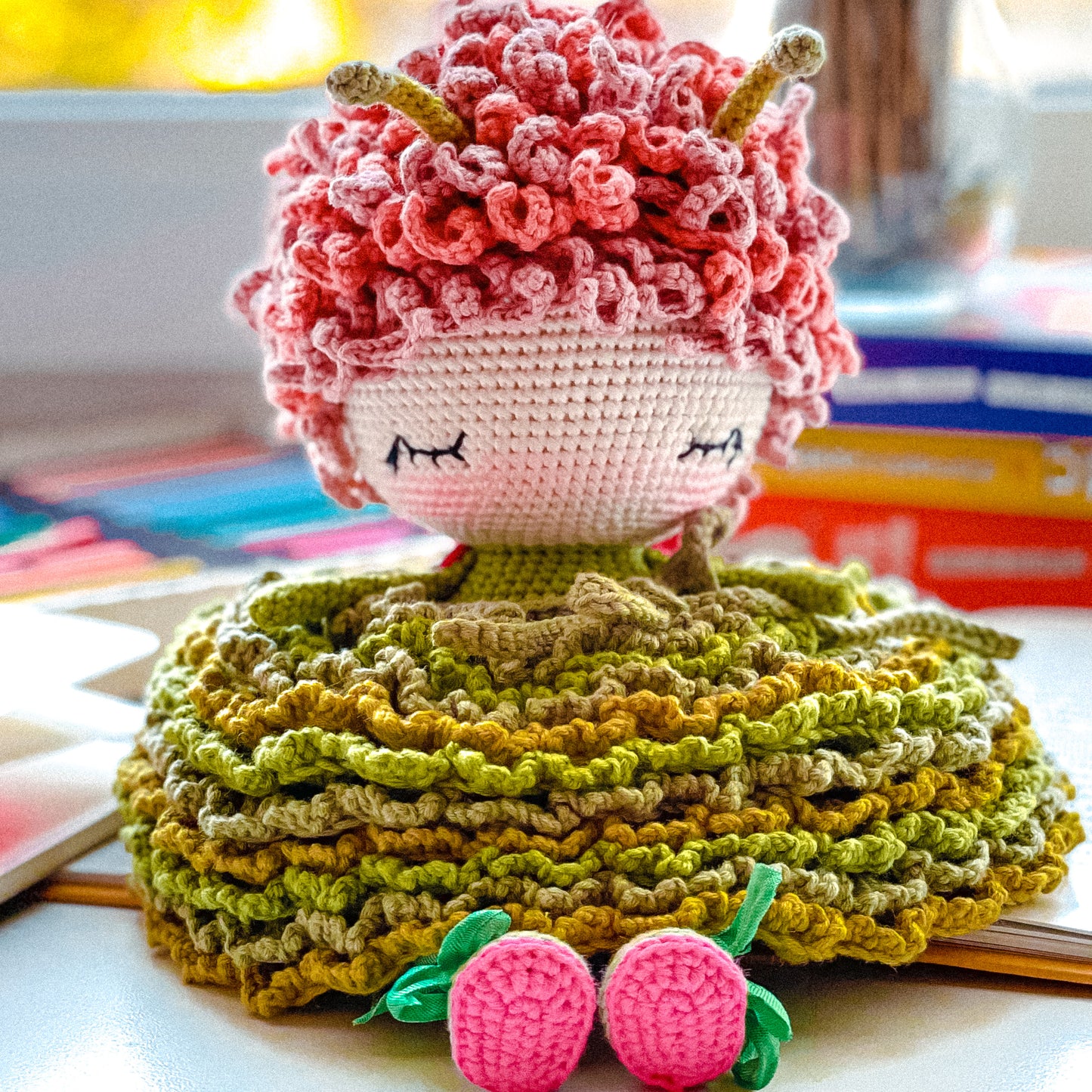 PDF Crochet PATTERN Amigurumi Doll Cute Butterfly ENGLISH