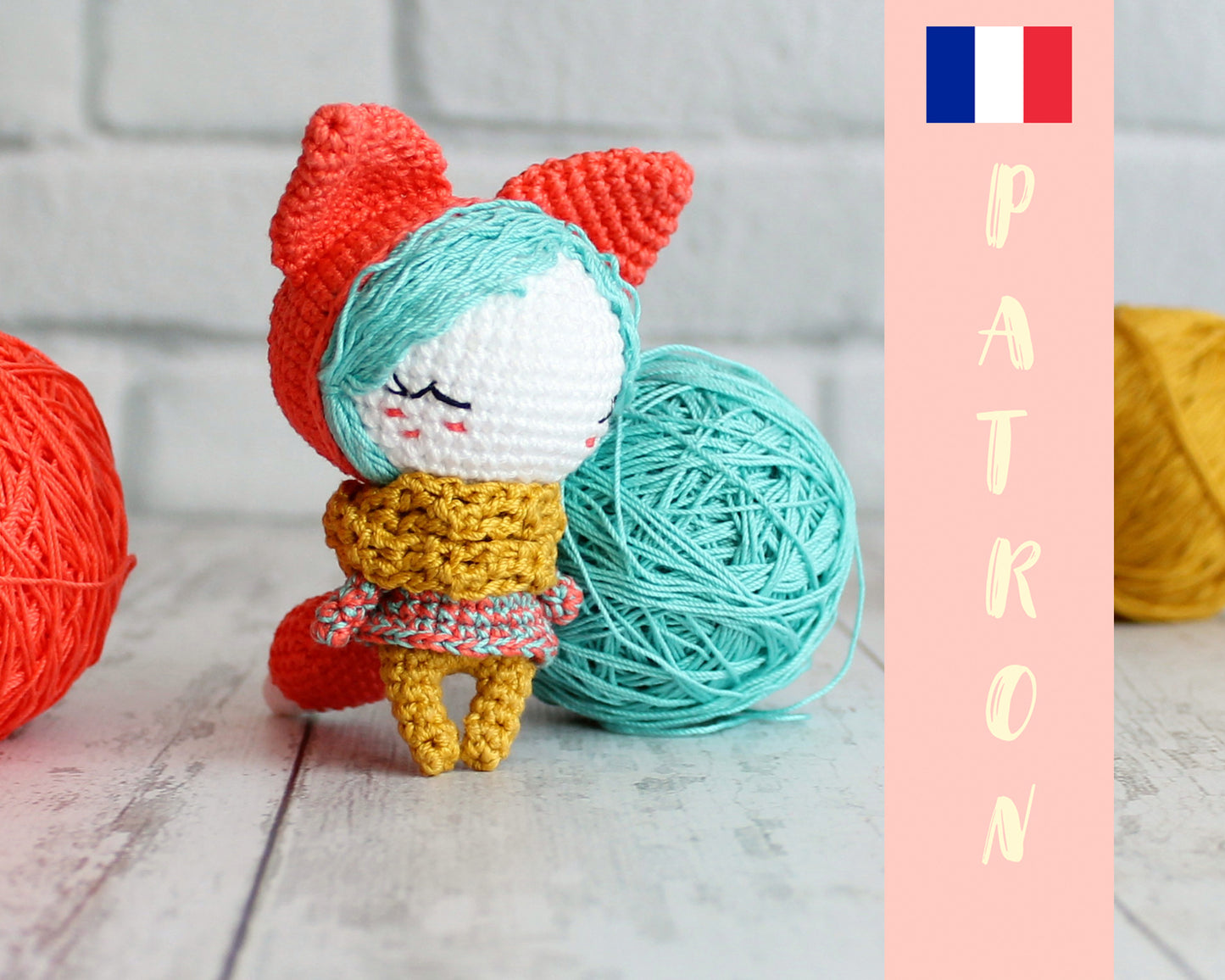Patron Petite Poupée Renard Francais
