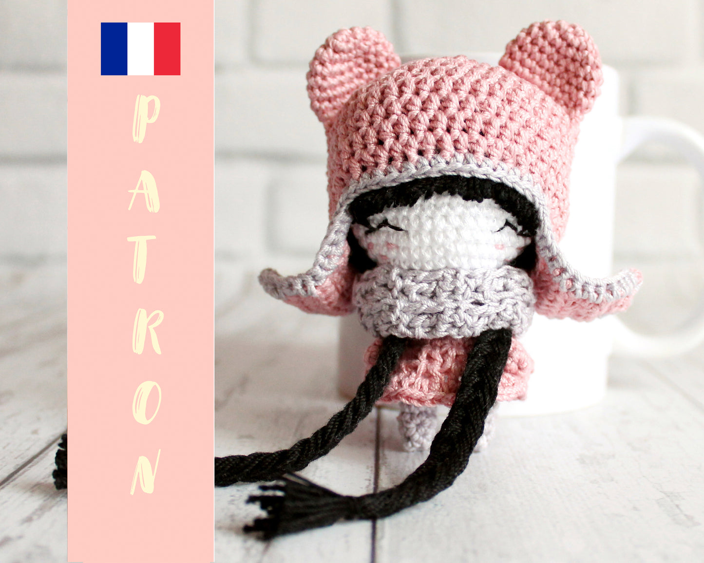 PDF PATRON DE CROCHET AMIGURUMI Poupée Petit Ours FRANCAIS