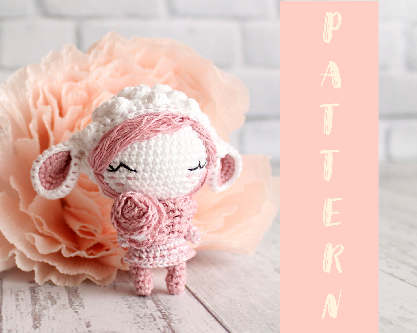 PDF SET Two Amigurumi Patterns, Amigurumi Doll, Amigurumi Little Sheep, DIY Doll, Stuffed Toy, Crochet Gift Idea