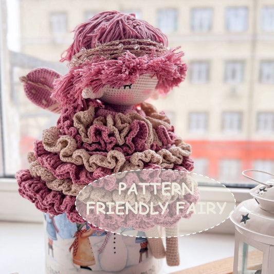 PDF Pattern Amigurumi Friendly FAIRY  ENGLISH