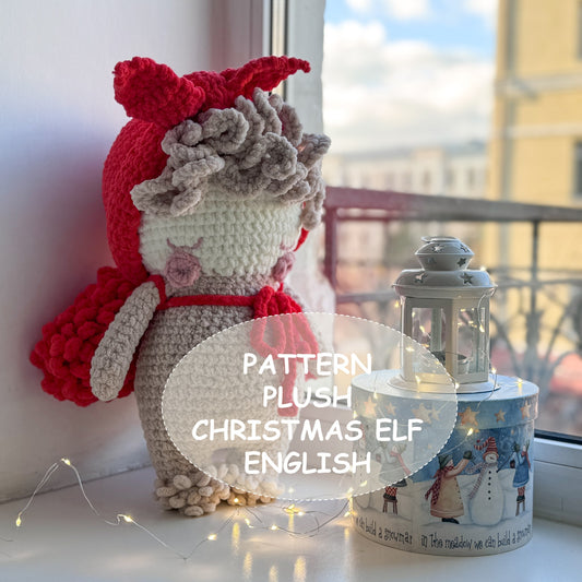 PDF CROCHET PATTERN Little PLUSH Angel, Tutorial  Amigurumi, Stuffed Toy ENGLISH