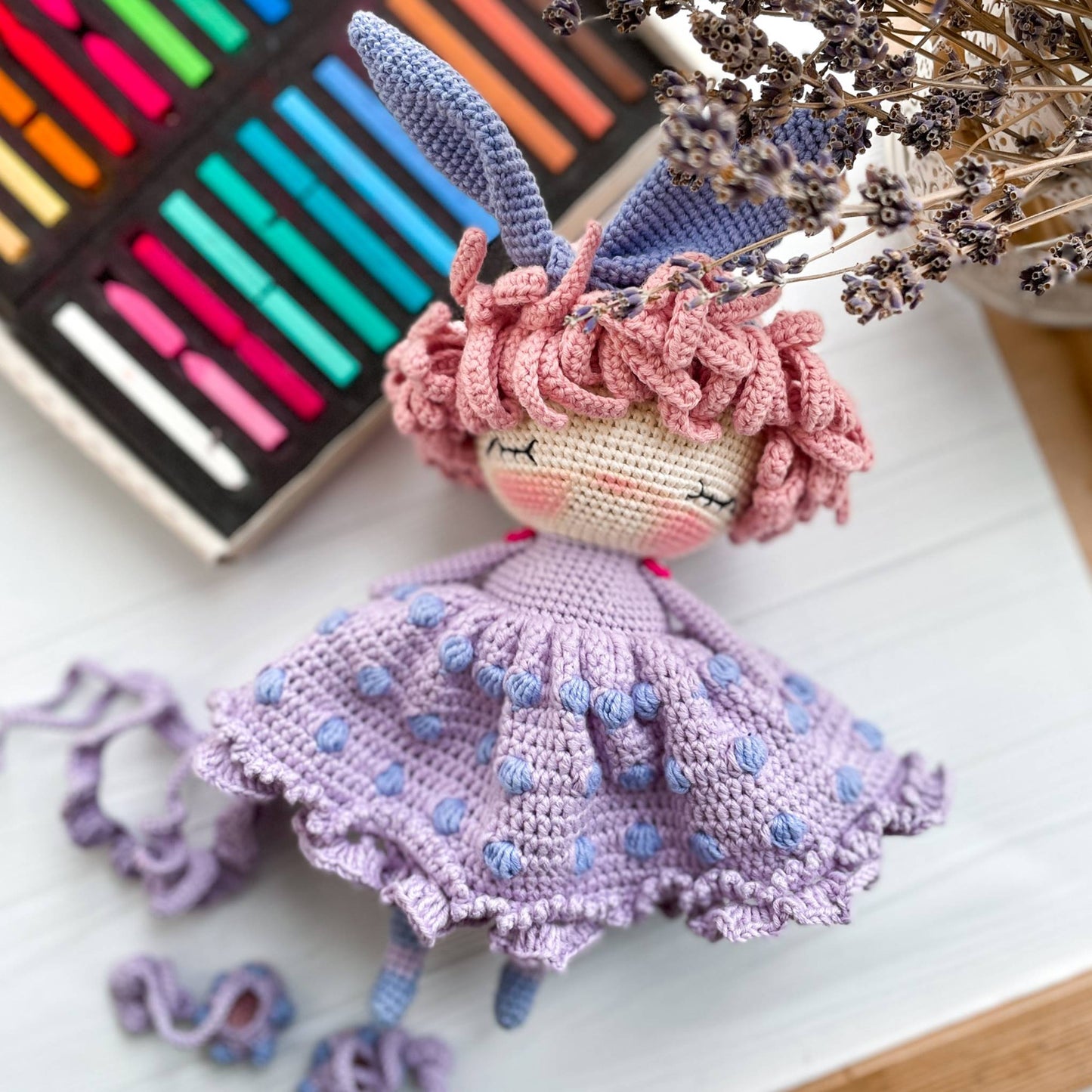 PDF Crochet PATTERN Amigurumi Doll Cute Bunny ENGLISH