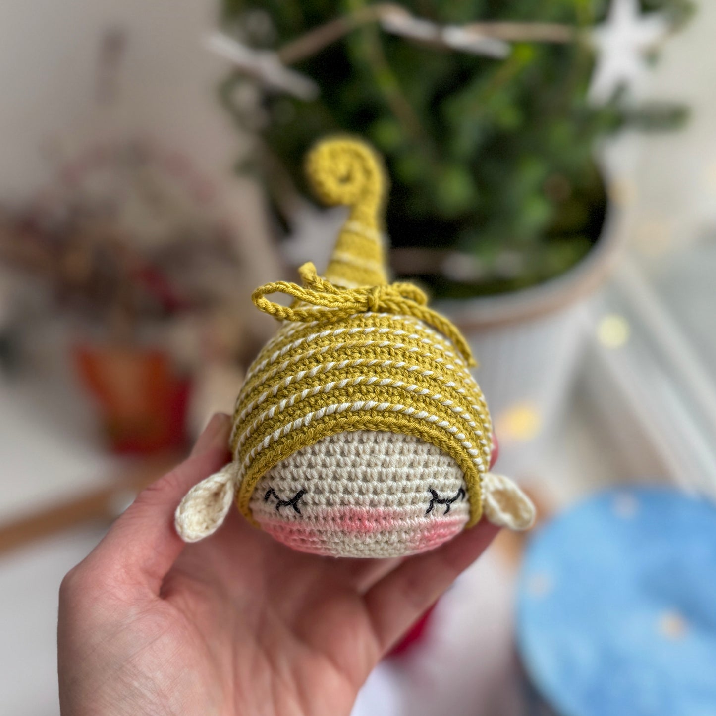 PDF Crochet Pattern Christmas ORNAMENT SET 7 Amigurumi in One Bundle  Snowman Star Snowflake  Christmas Tree  Elf Santa Clause  Gingerbread ENGLISH