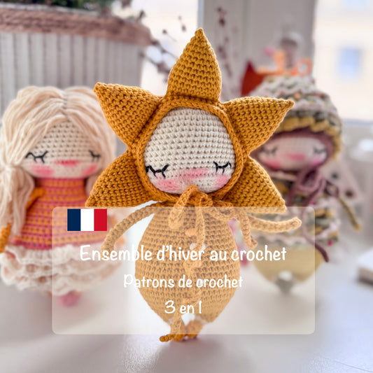 PDF Patrons  Ensemble d’hiver au crochet française 3 en 1