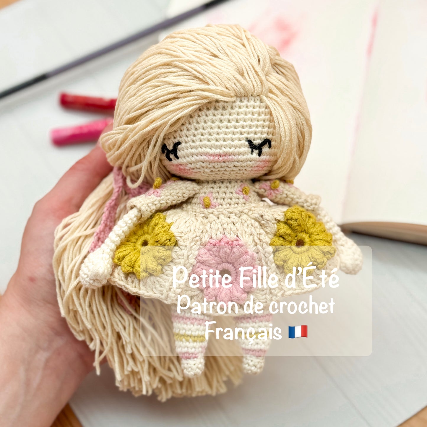 PDF Petite Fille d’Été Patron de crochet Français