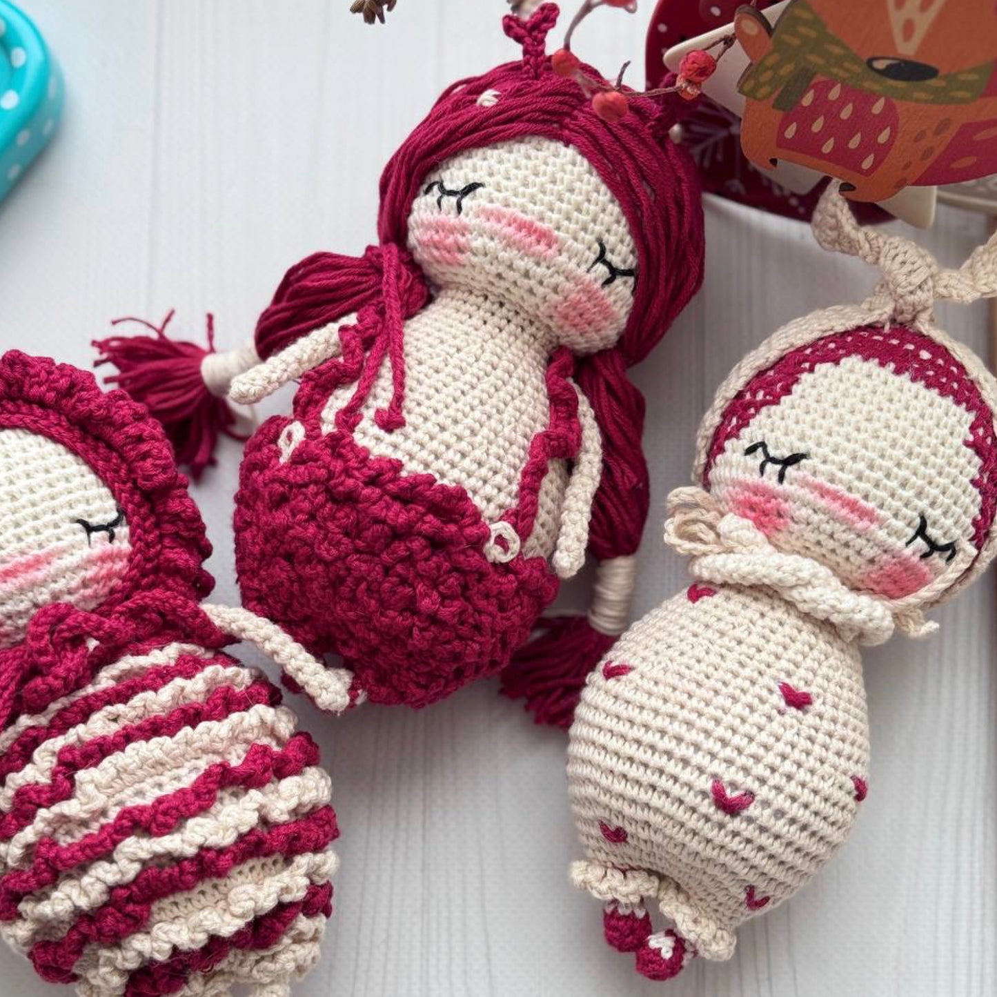 PDF Crochet PATTERN Valentine’s SET - 3 Amigurumi Patterns in One Bundle: Valentine’s Angels - Holiday Crochet Tutorials, Stuffed Toy ENGLISH