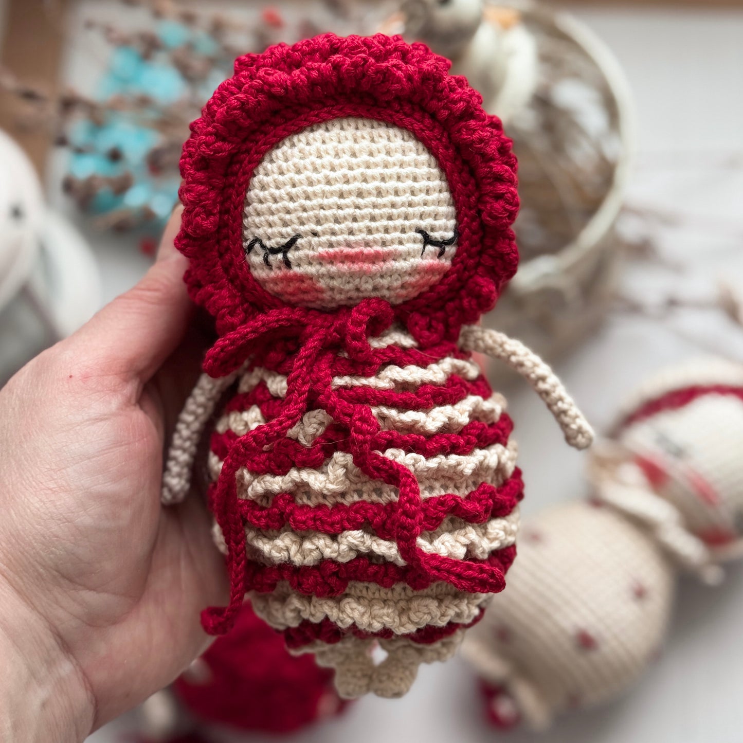 PDF Crochet PATTERN Valentine’s SET - 3 Amigurumi Patterns in One Bundle: Valentine’s Angels - Holiday Crochet Tutorials, Stuffed Toy ENGLISH