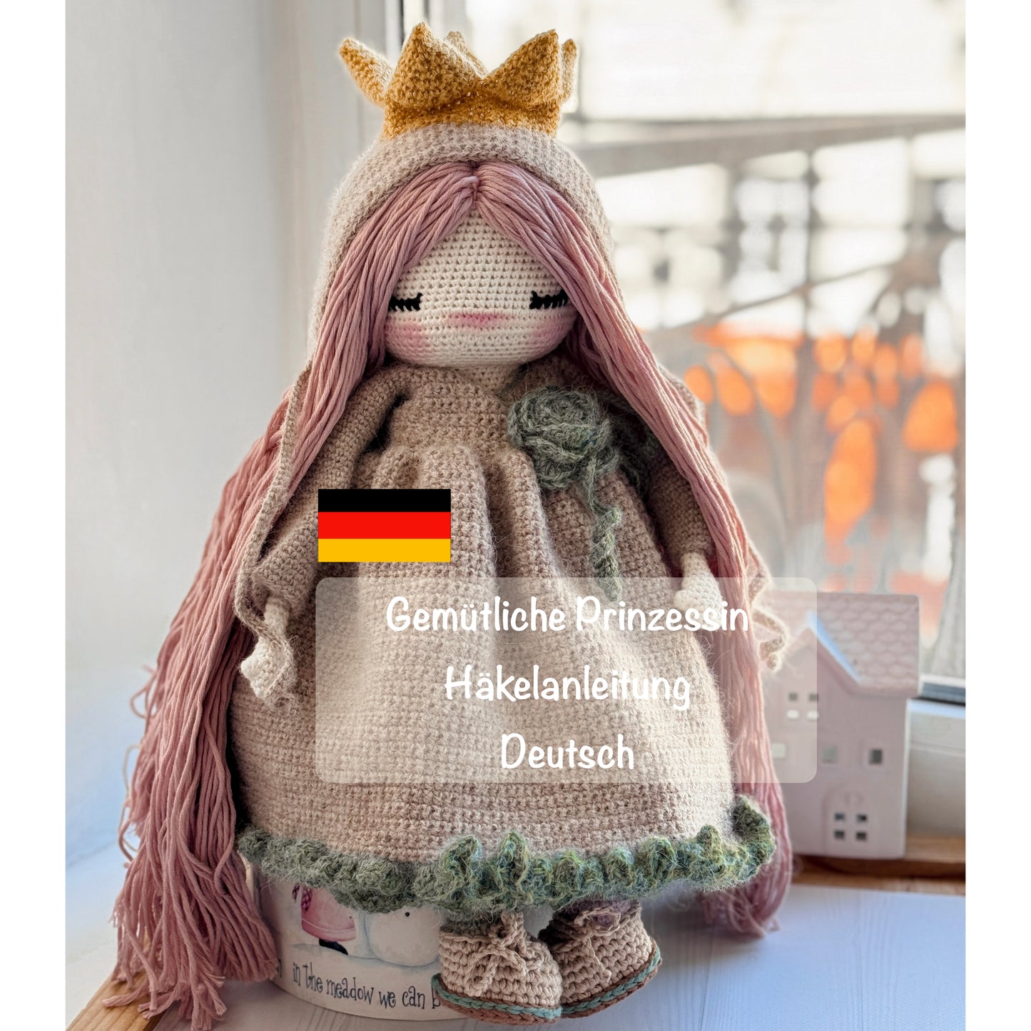 PDF Gemütliche Prinzessin Häkelanleitung Deutsch