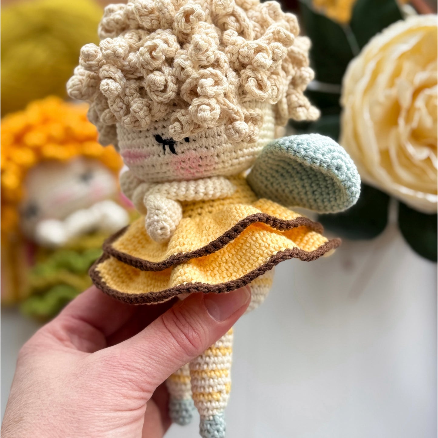 PDF Crochet Pattern 2-in-1 Butterfly & Bee Doll, Amigurumi Toy, Insect Doll, Cute Handmade Gift ENGLISH