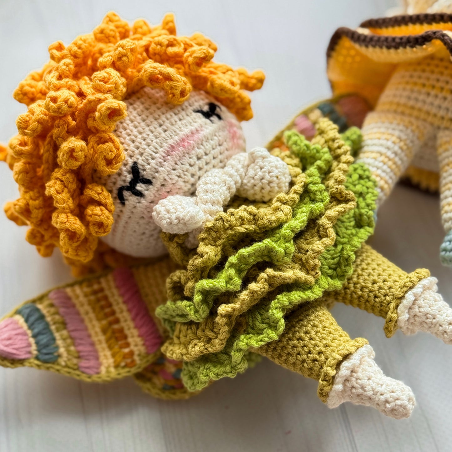PDF Crochet Pattern 2-in-1 Butterfly & Bee Doll, Amigurumi Toy, Insect Doll, Cute Handmade Gift ENGLISH