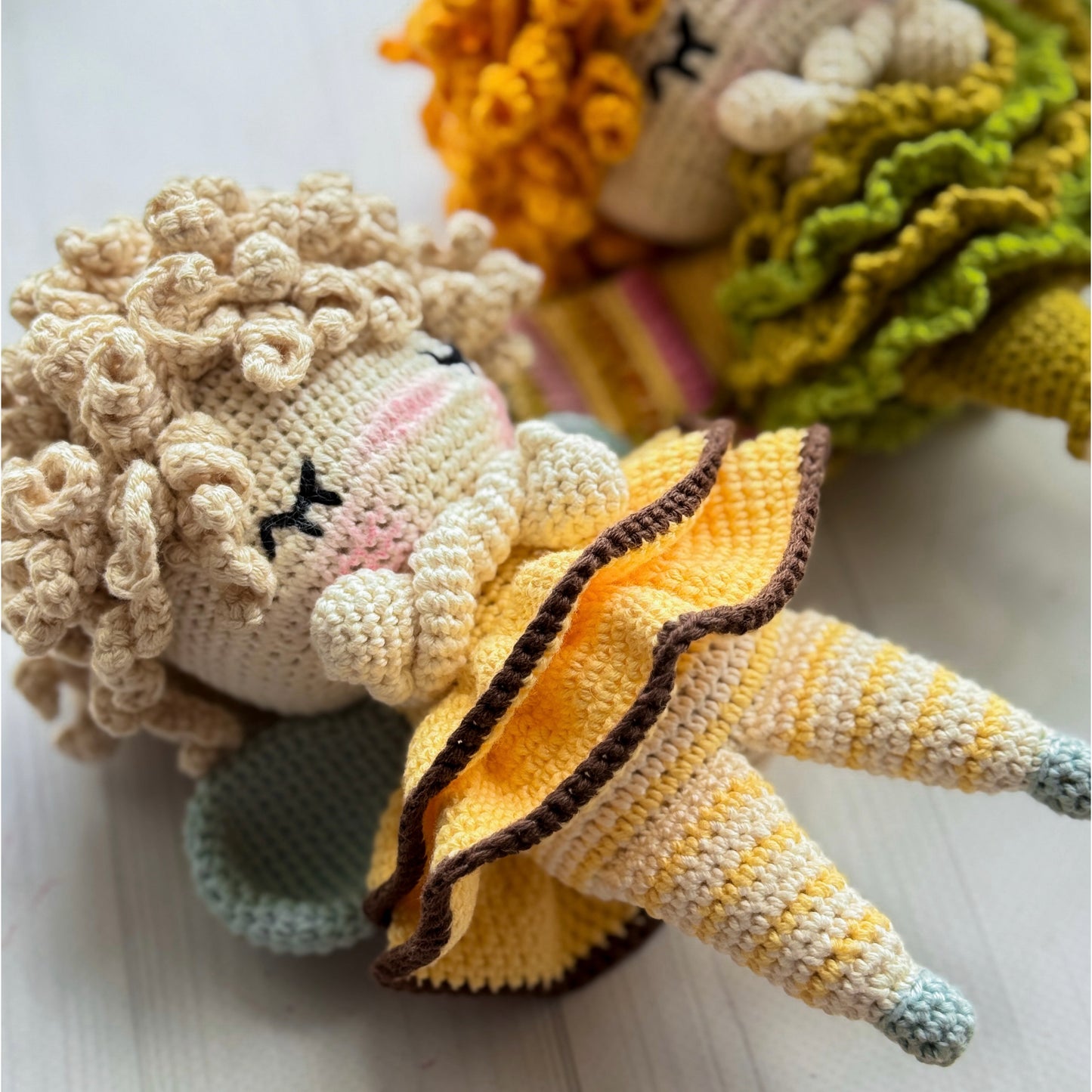 PDF Crochet Pattern 2-in-1 Butterfly & Bee Doll, Amigurumi Toy, Insect Doll, Cute Handmade Gift ENGLISH