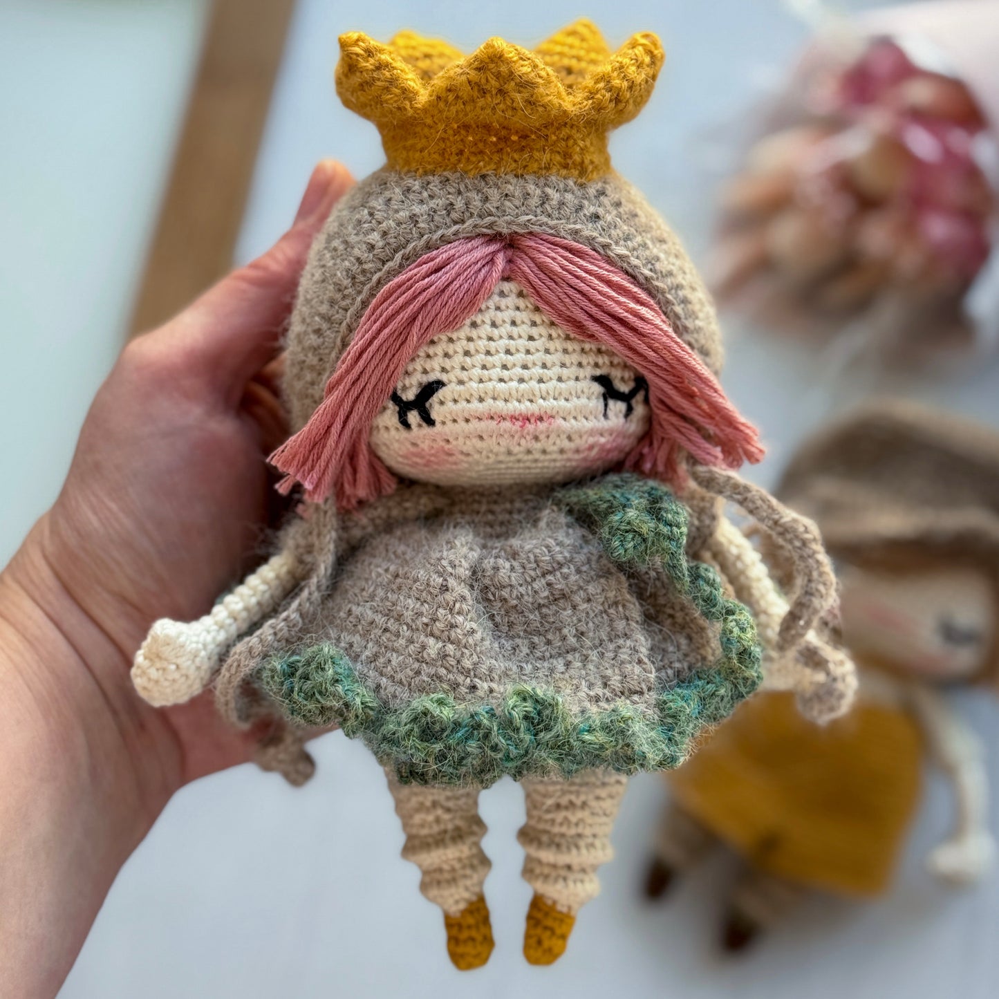 PDF Patrón de crochet 2-en-1: Pequeña Princesa y Niño Español