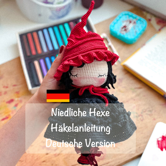 PDF Niedliche Hexe Häkelanleitung Deutsche Version