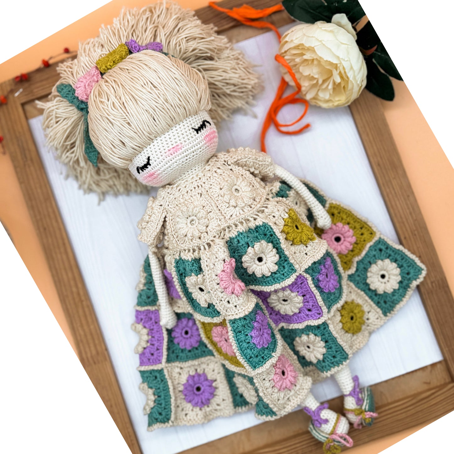 PDF Summer Girl Doll Crochet Pattern, Amigurumi Doll Pattern, Stuffed Toy Crochet, Handmade Gift Idea (Copy)