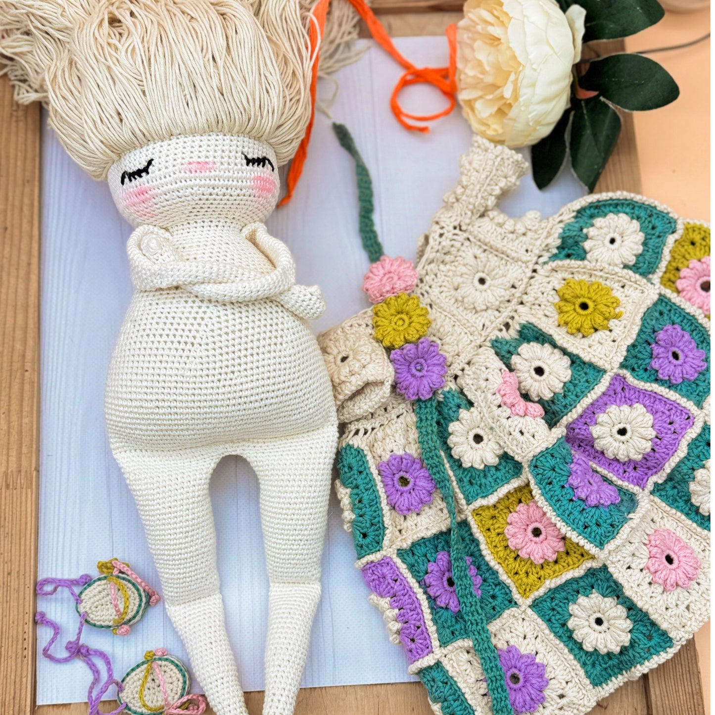 PDF Summer Girl Doll Crochet Pattern, Amigurumi Doll Pattern, Stuffed Toy Crochet, Handmade Gift Idea (Copy)