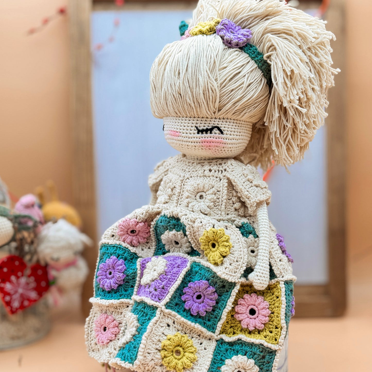 PDF Summer Girl Doll Crochet Pattern, Amigurumi Doll Pattern, Stuffed Toy Crochet, Handmade Gift Idea (Copy)