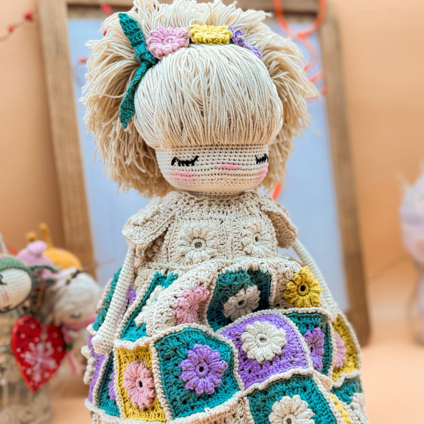PDF Summer Girl Doll Crochet Pattern, Amigurumi Doll Pattern, Stuffed Toy Crochet, Handmade Gift Idea (Copy)