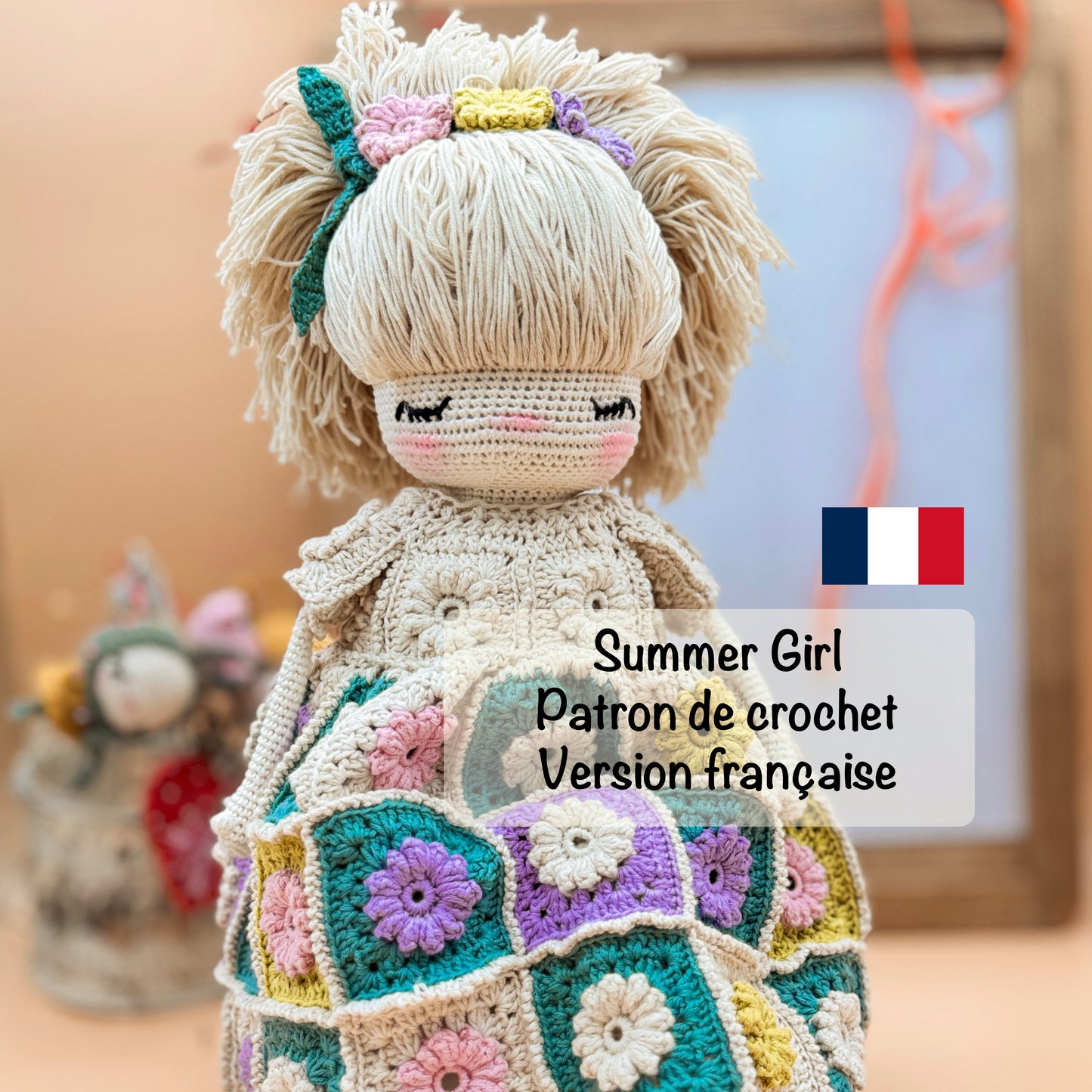 PDF Summer Girl Patron de crochet Version française