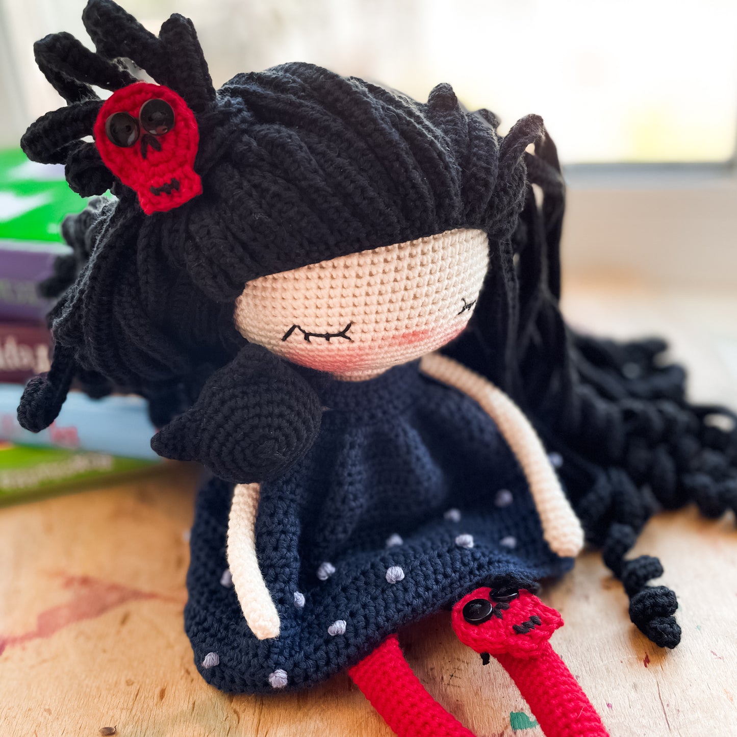 PDF Pattern Amigurumi Friendly Witch with Cat  ENGLISH