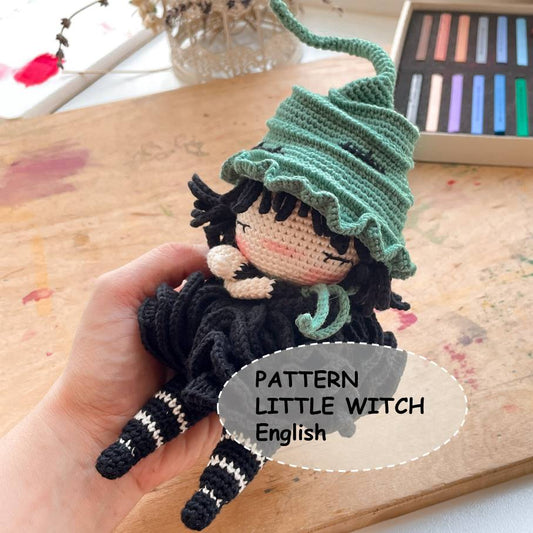 PDF Pattern crochet Little Witch ENGLISH