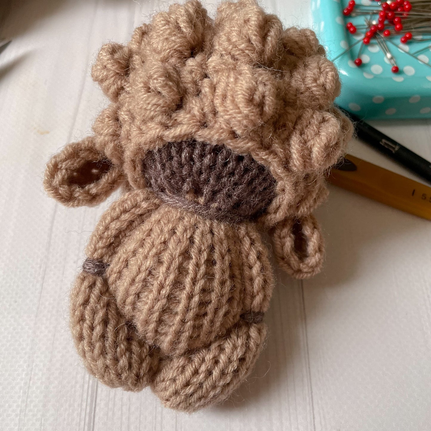 PDF Knit and Crochet Pattern little Sheep ENGLISH