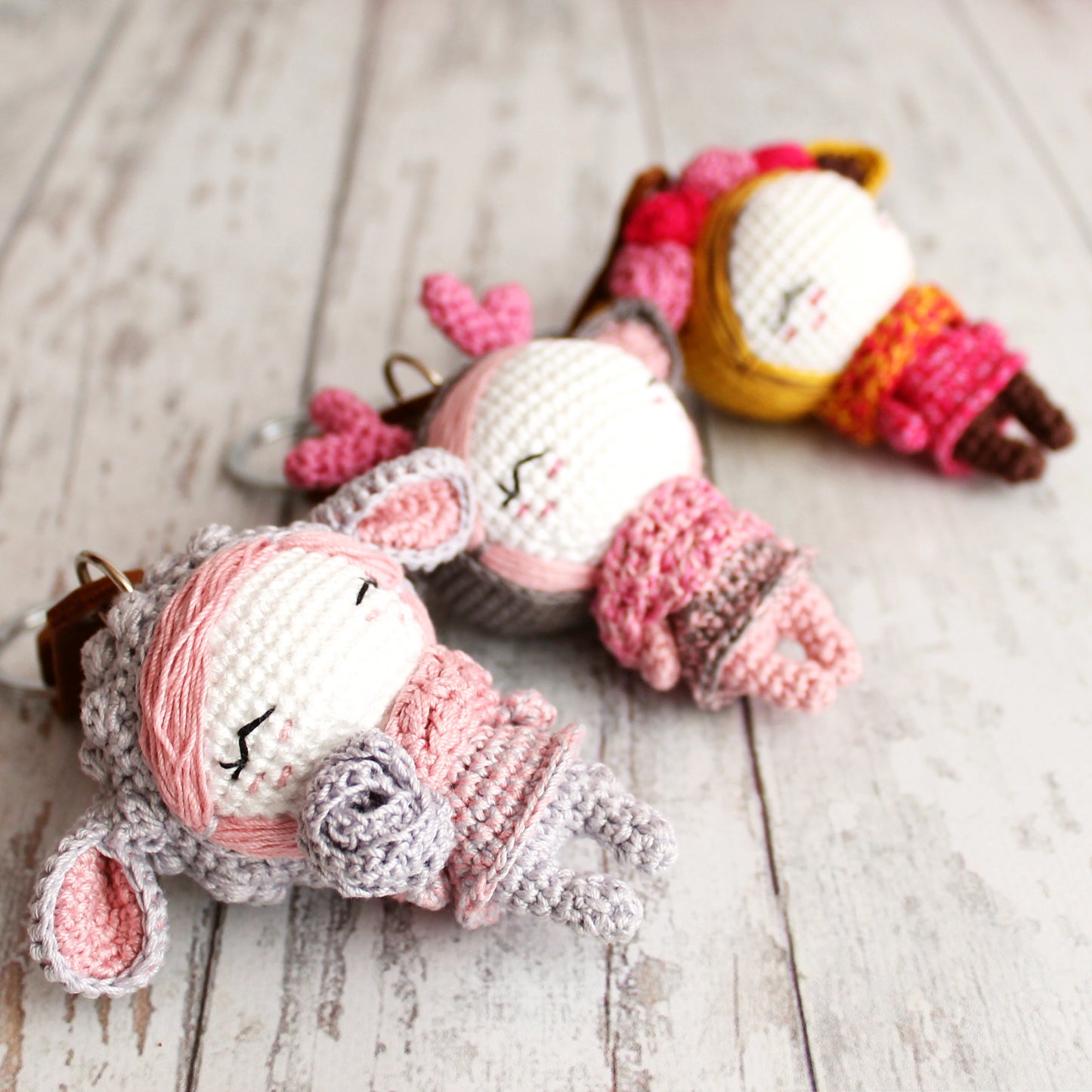 PDF Pattern Crochet Doll Sheep, Amigurumi Sheep Accessory, Crochet Doll Pattern, Toy Pattern Sheep 9 cm / 3.5 "