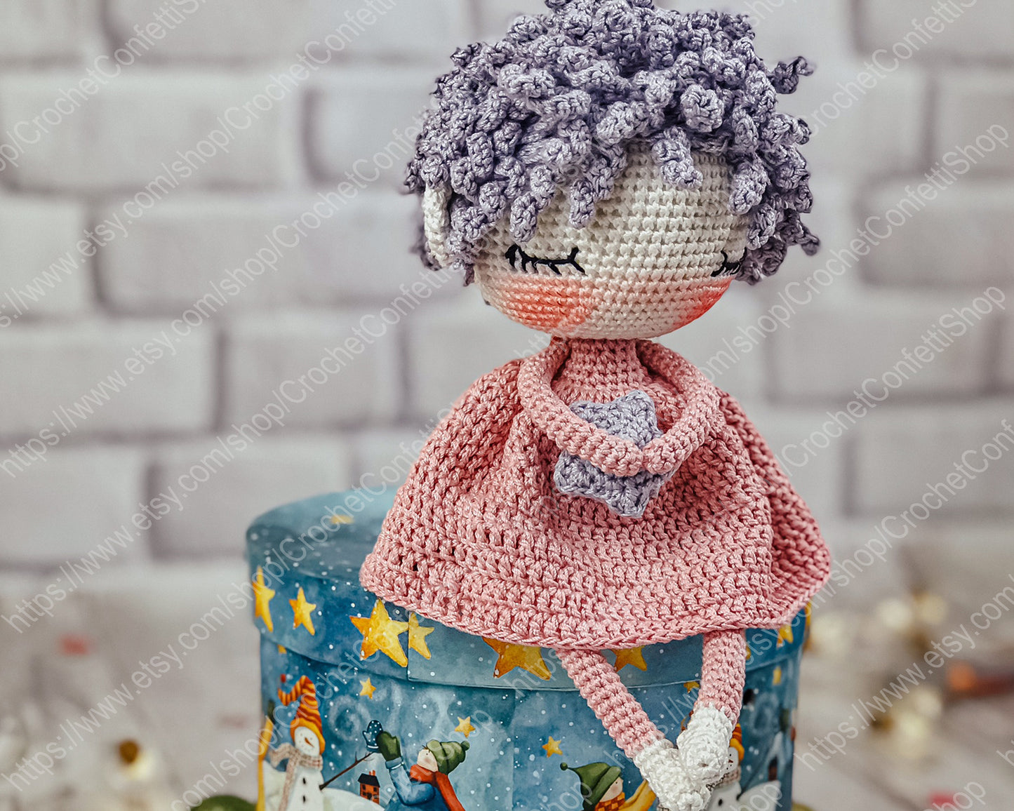 PDF PATTERN Crochet Amigurumi Little Angel