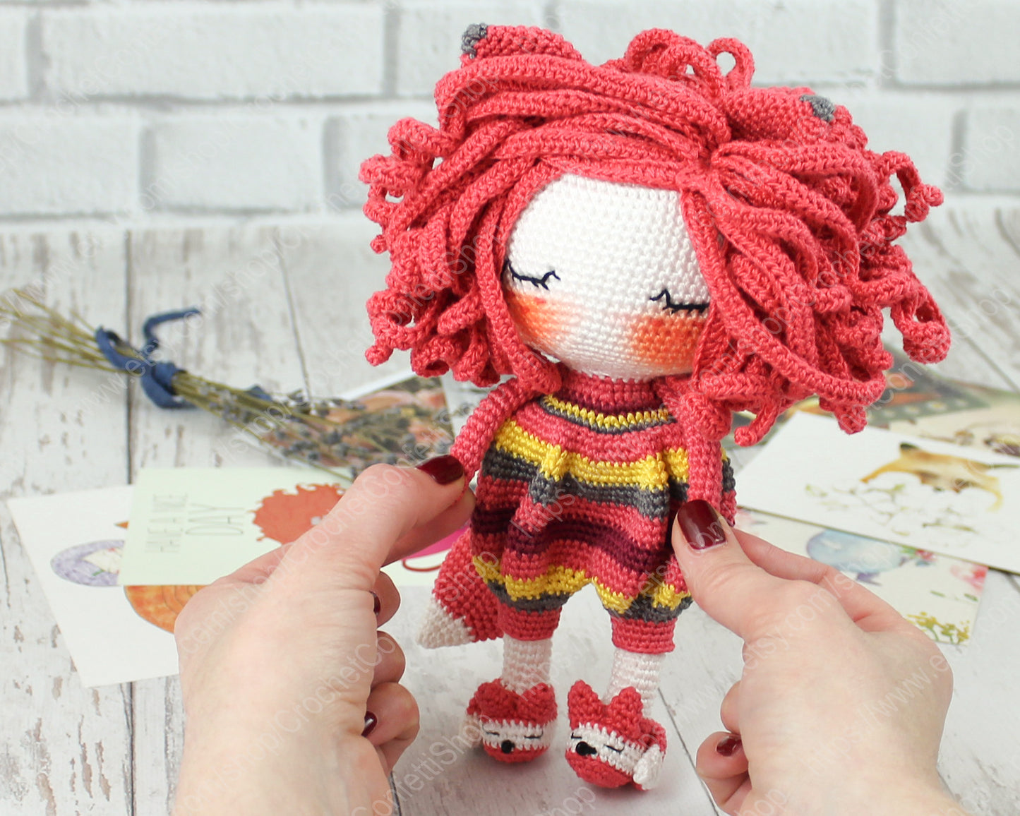 PDF PATTERN Amigurumi Sleepy Fox, Crochet Doll, DIY, Stuffed Toy, Crochet Gift Idea English