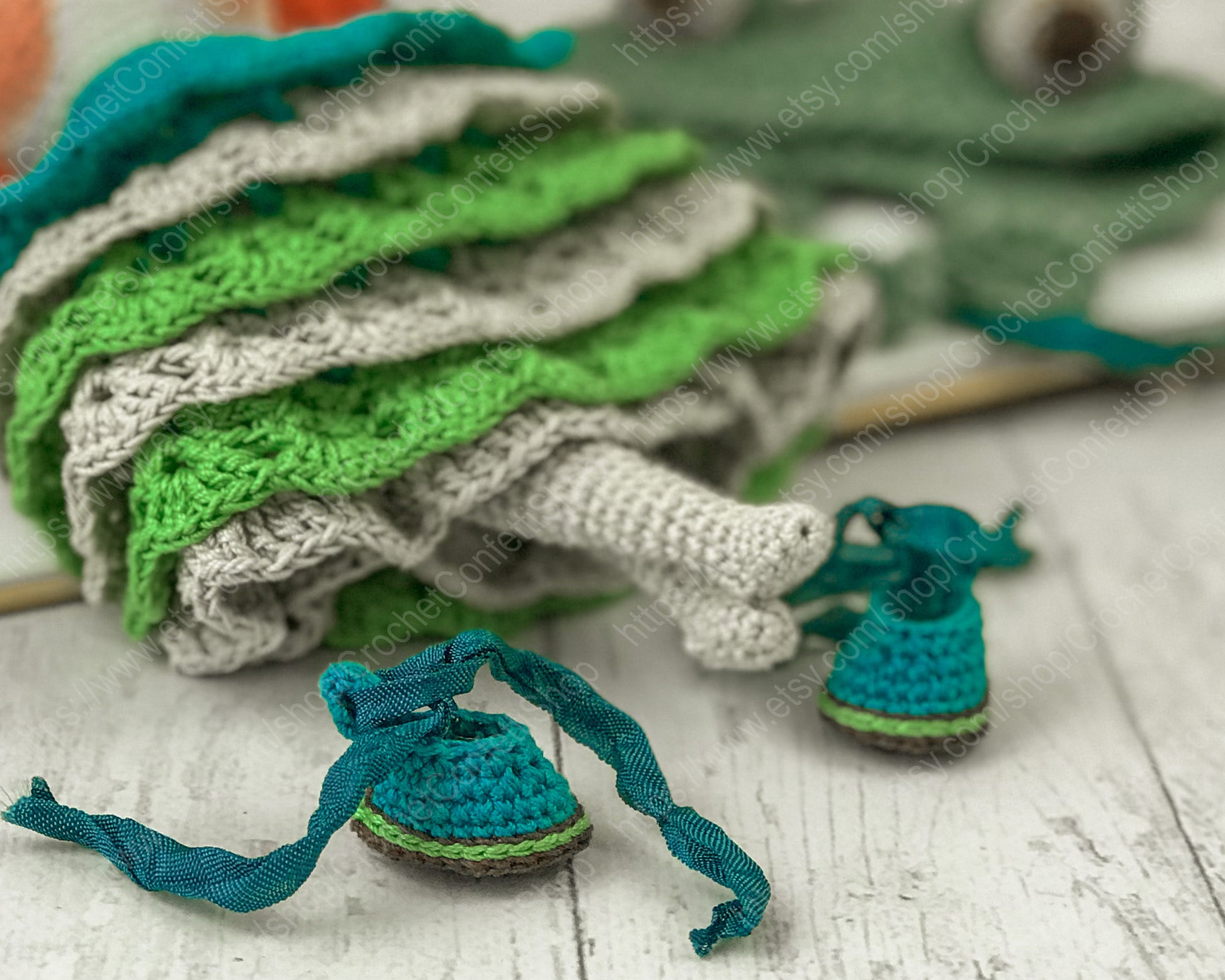 crochet pattern doll frog