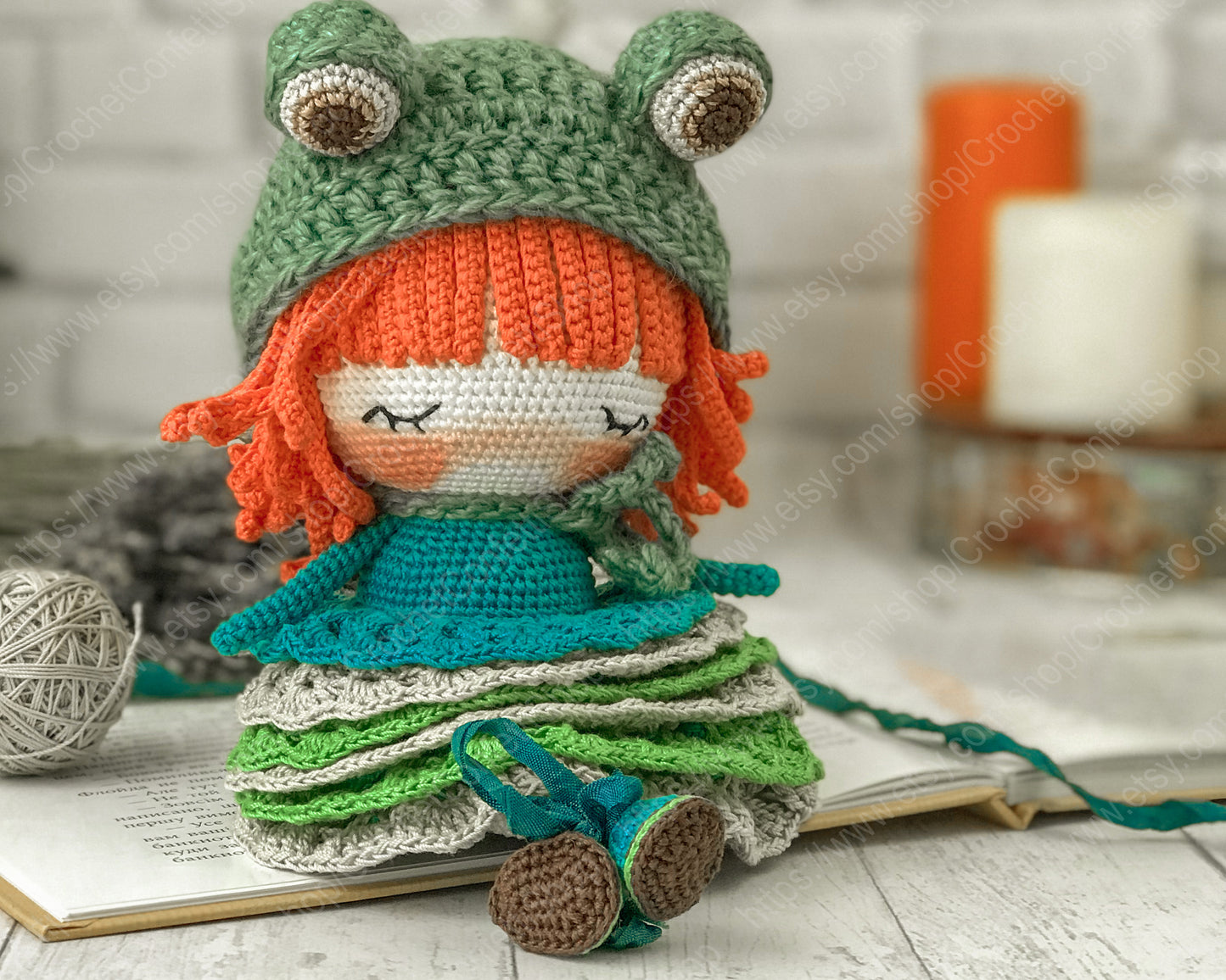 crochet pattern amigurumi frog