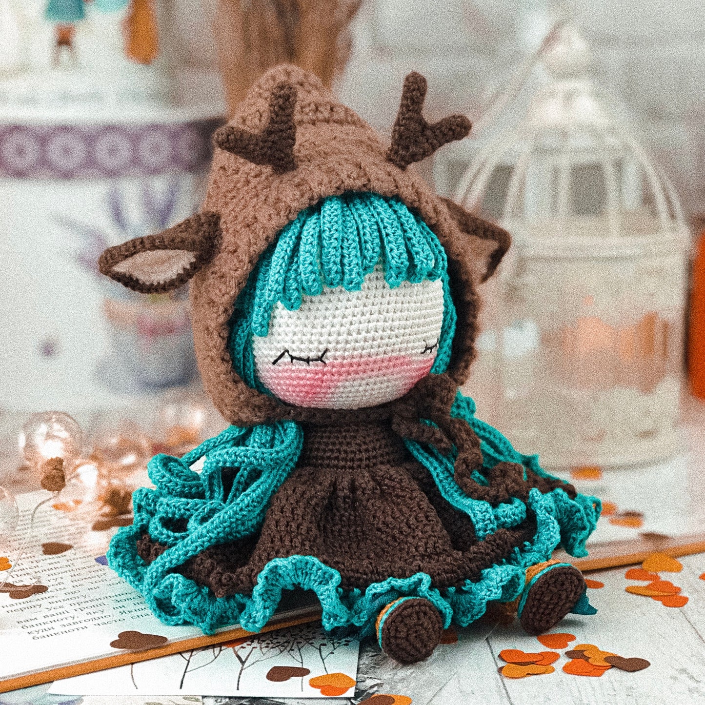 PDF PATTERN crochet amigurumi doll Deer English