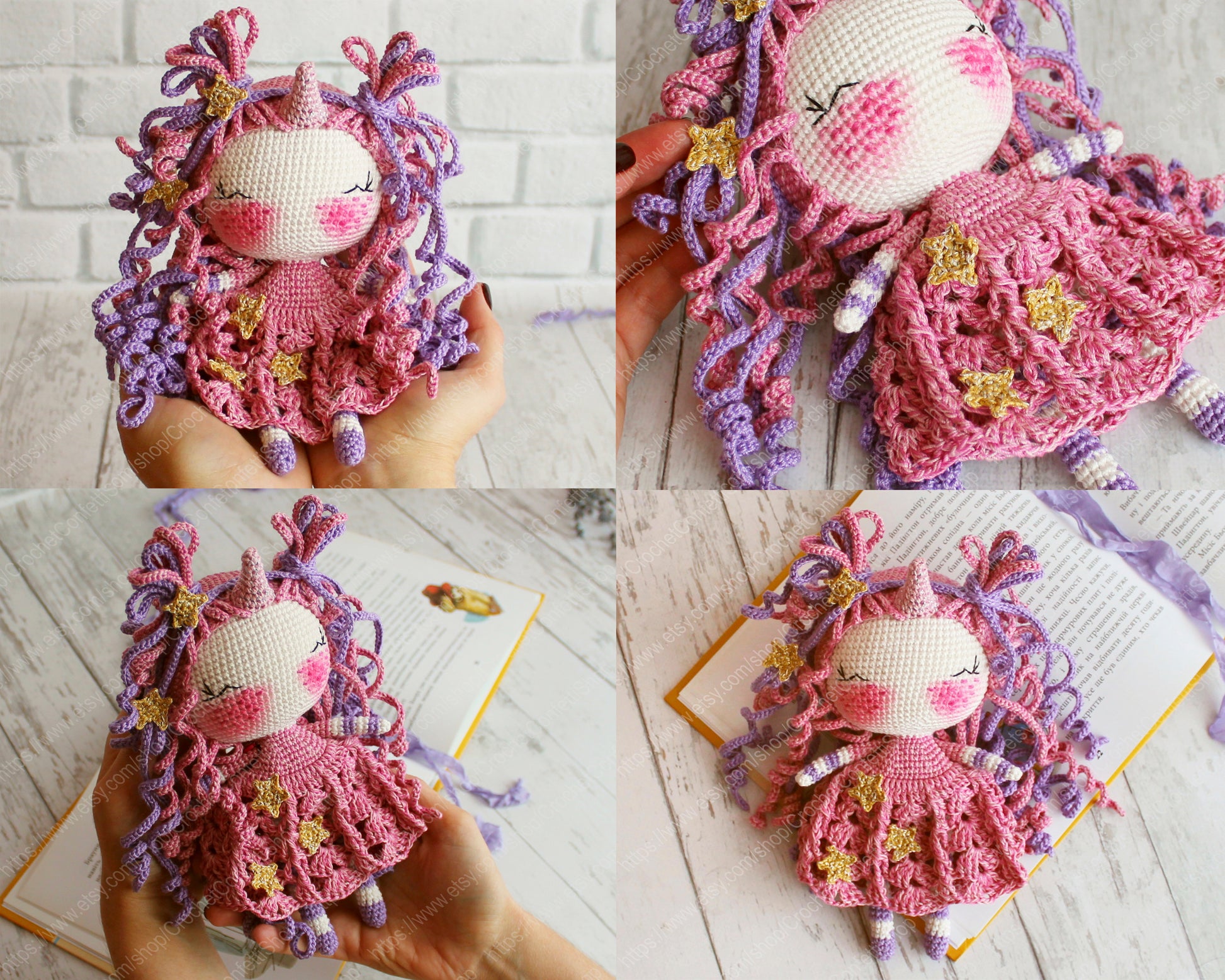 Pattern Amigurumi Doll Unicorn