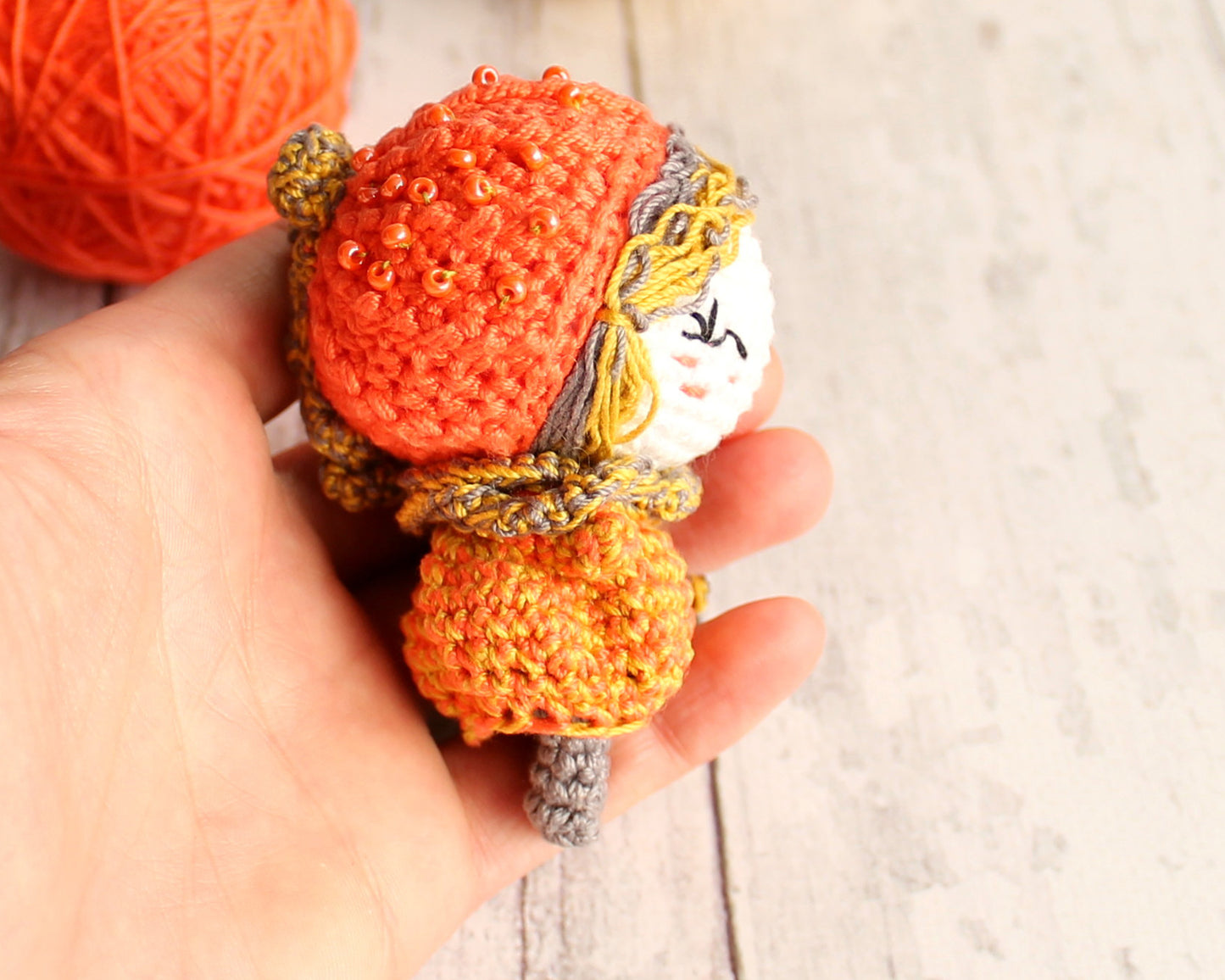 PDF Pattern Crochet Little Pumpkin, Amigurumi Doll, Best Gift Toy