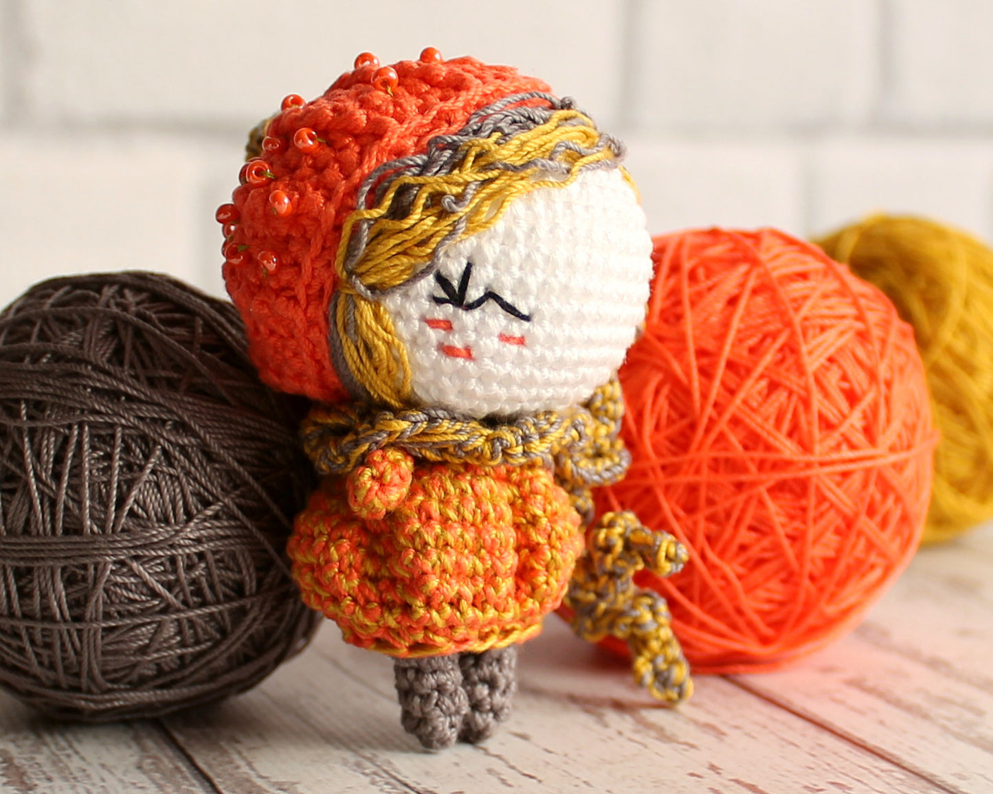 PDF Pattern Crochet Little Pumpkin, Amigurumi Doll, Best Gift Toy