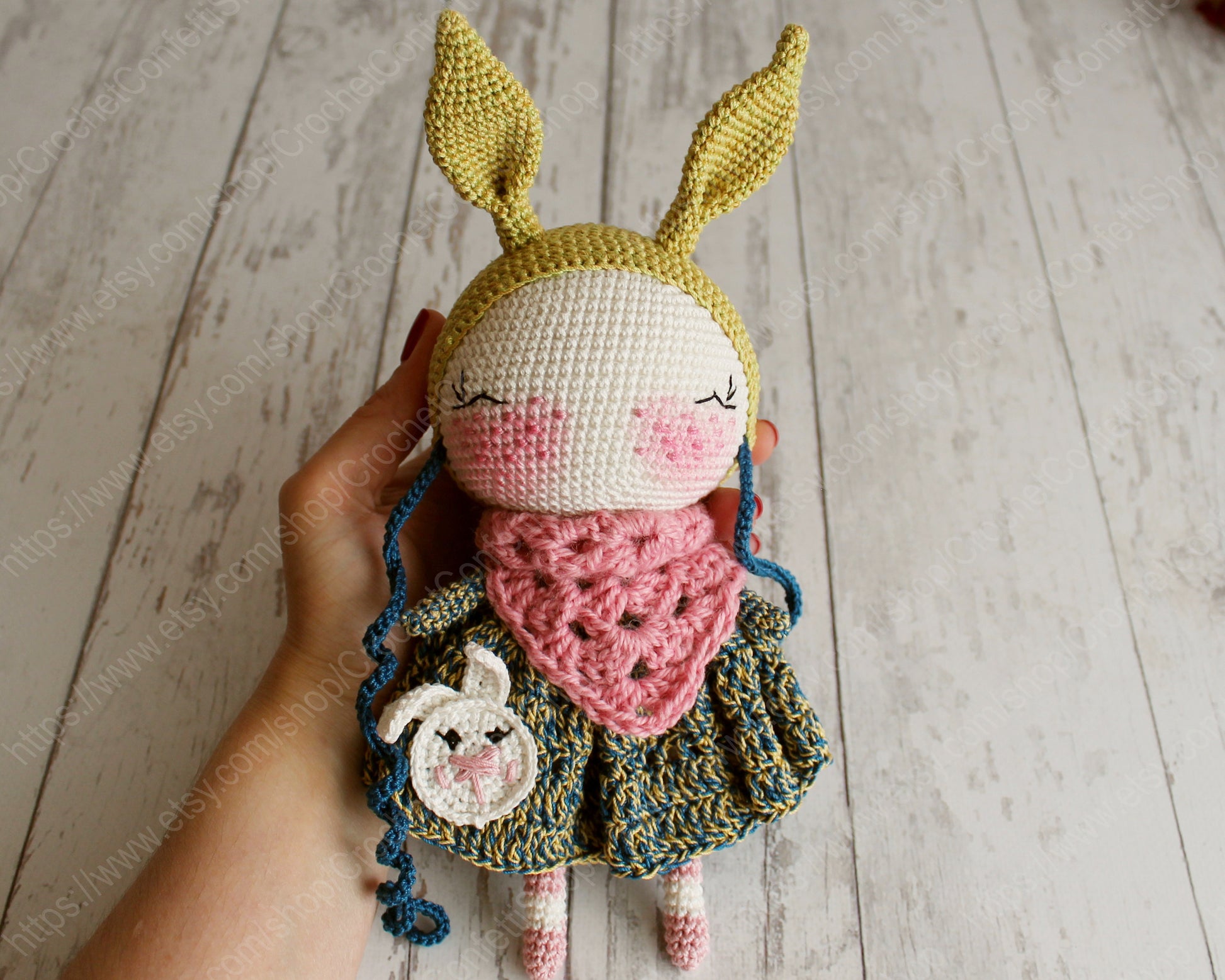 crochet pattern amigurumi rabbit