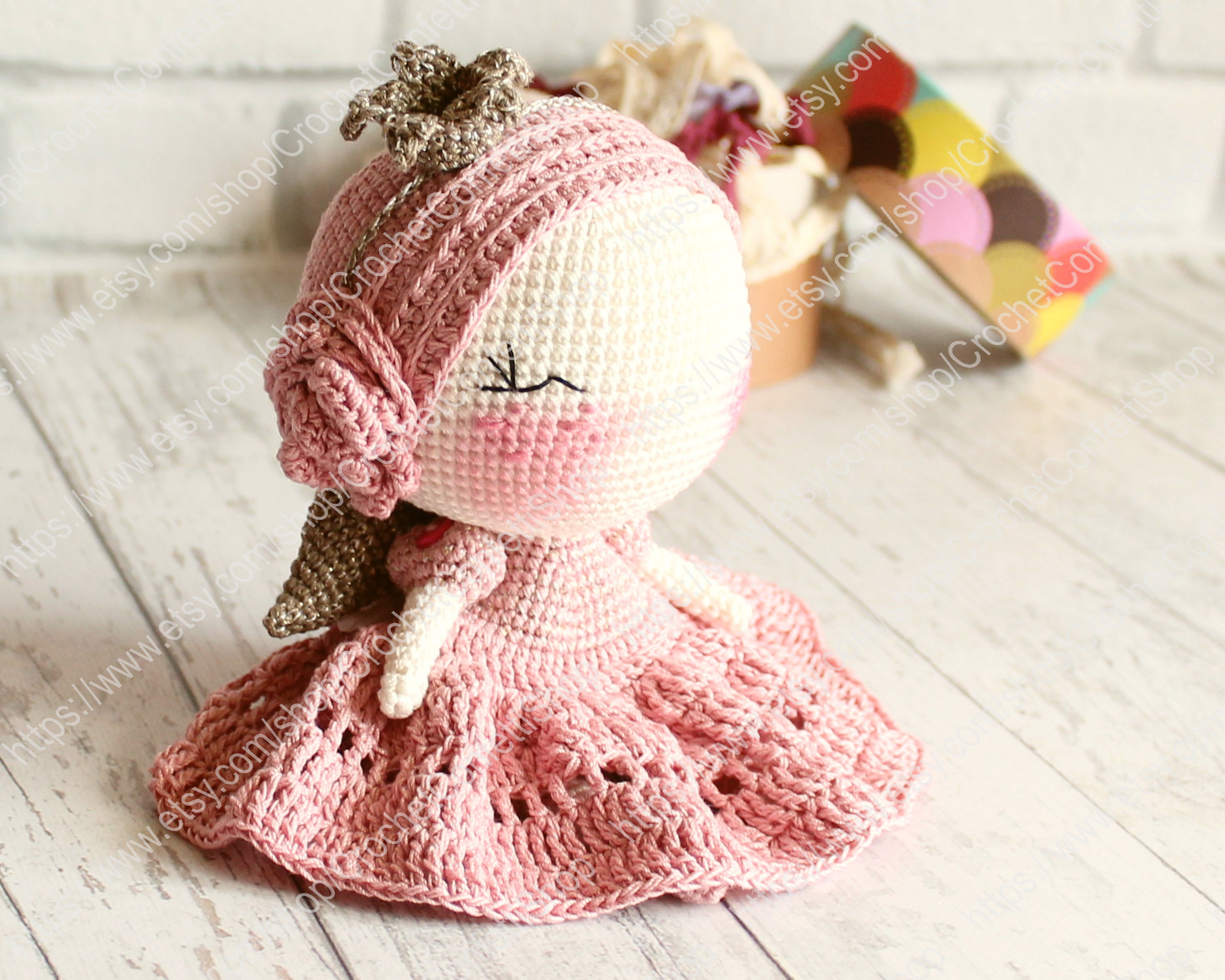 Crochet handmade amigurumi store doll