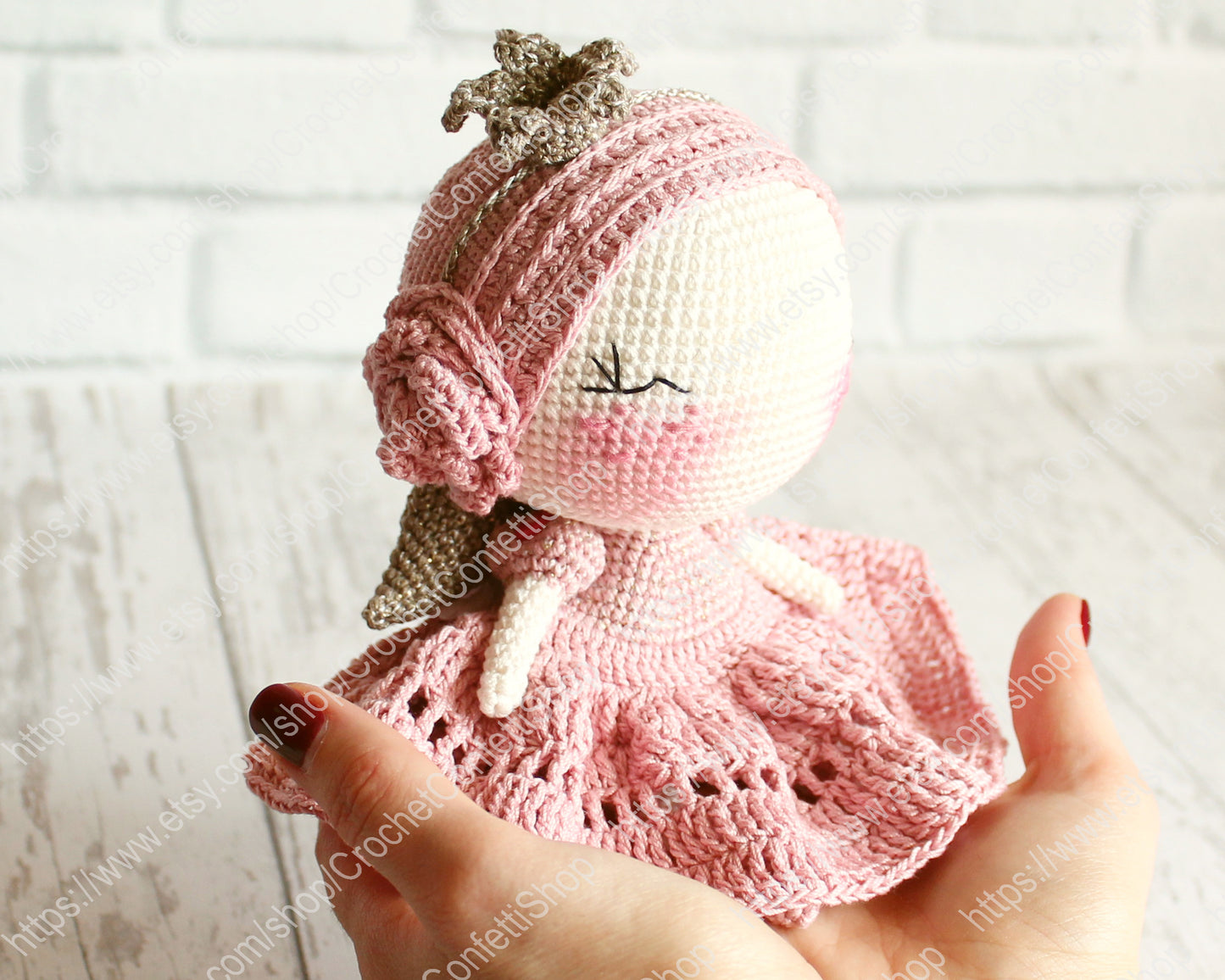 PDF SET Two Amigurumi Patterns, Crochet Doll Princess, Crochet Dolls Pumpkin, DIY Cute Toy Pattern, Handmade Gift